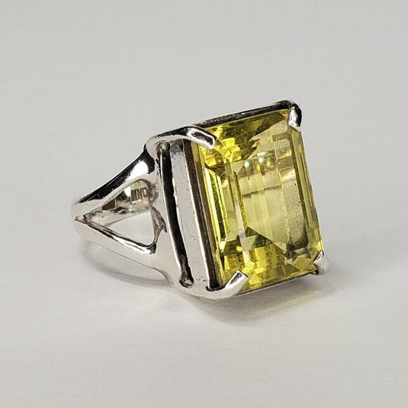 Lori Bonn Citrine Gemstone Sterling Silver Ring, Size 8 - Picture 8 of 10